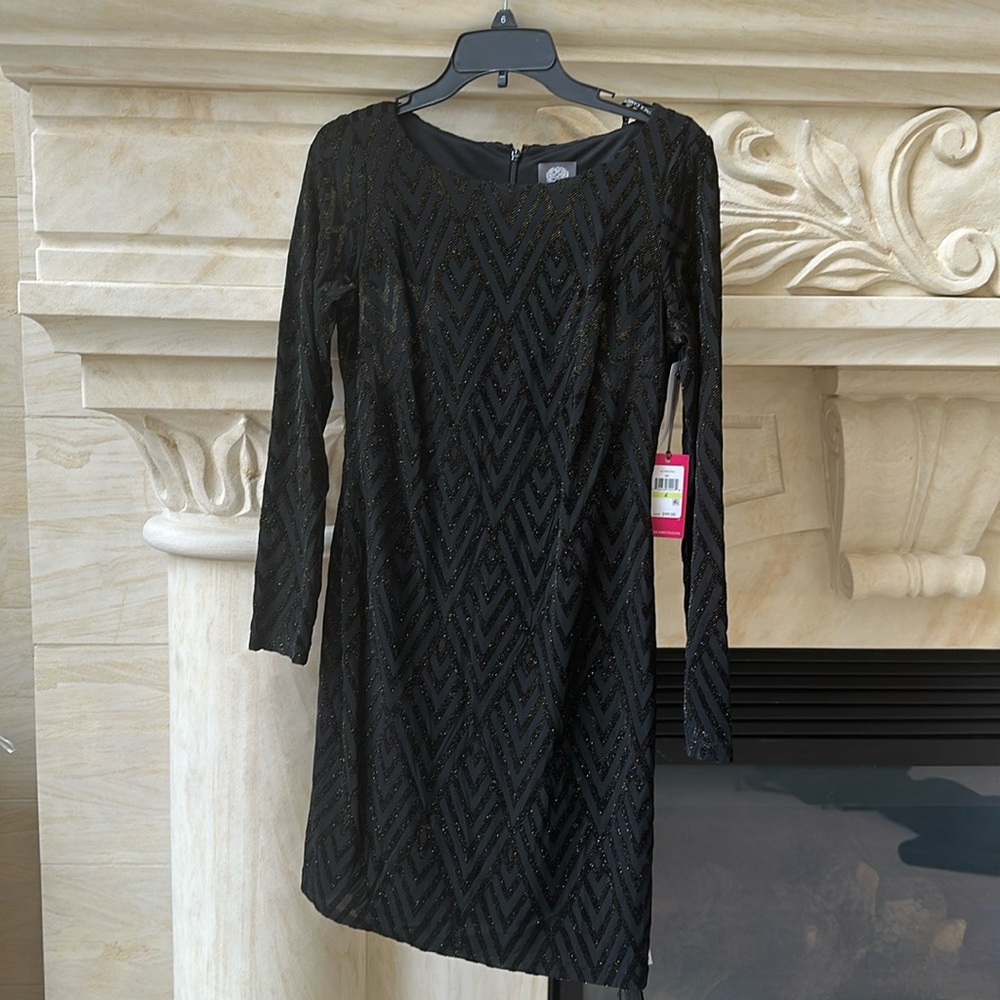 Women’s Vince Camuto Black Sparkle dress. NEW